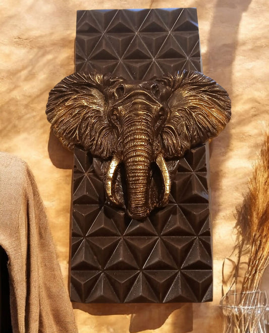 African Elephant Diamond Chocolate Bar