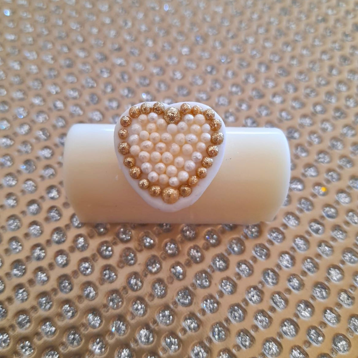 Celebration/Wedding - Chocolate Ivory Log & Ivory/Gold Topping (10 Unit Box)