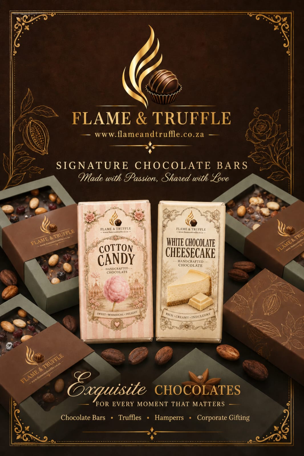 Signature Artisan Chocolate Bars