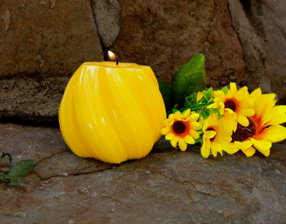 Sunflower Spiral  Candle & Gift Box