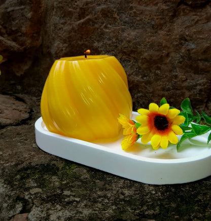 Sunflower Spiral Delight Candle Set