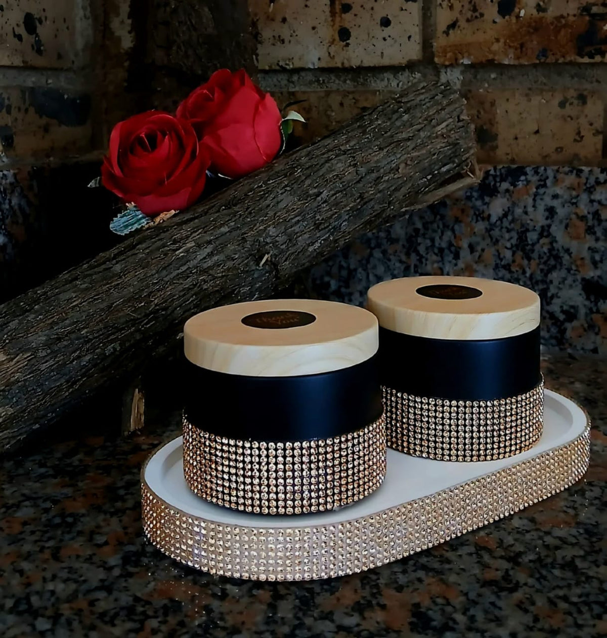 Elegant Cashmere Musk "Thank You" Candle Set