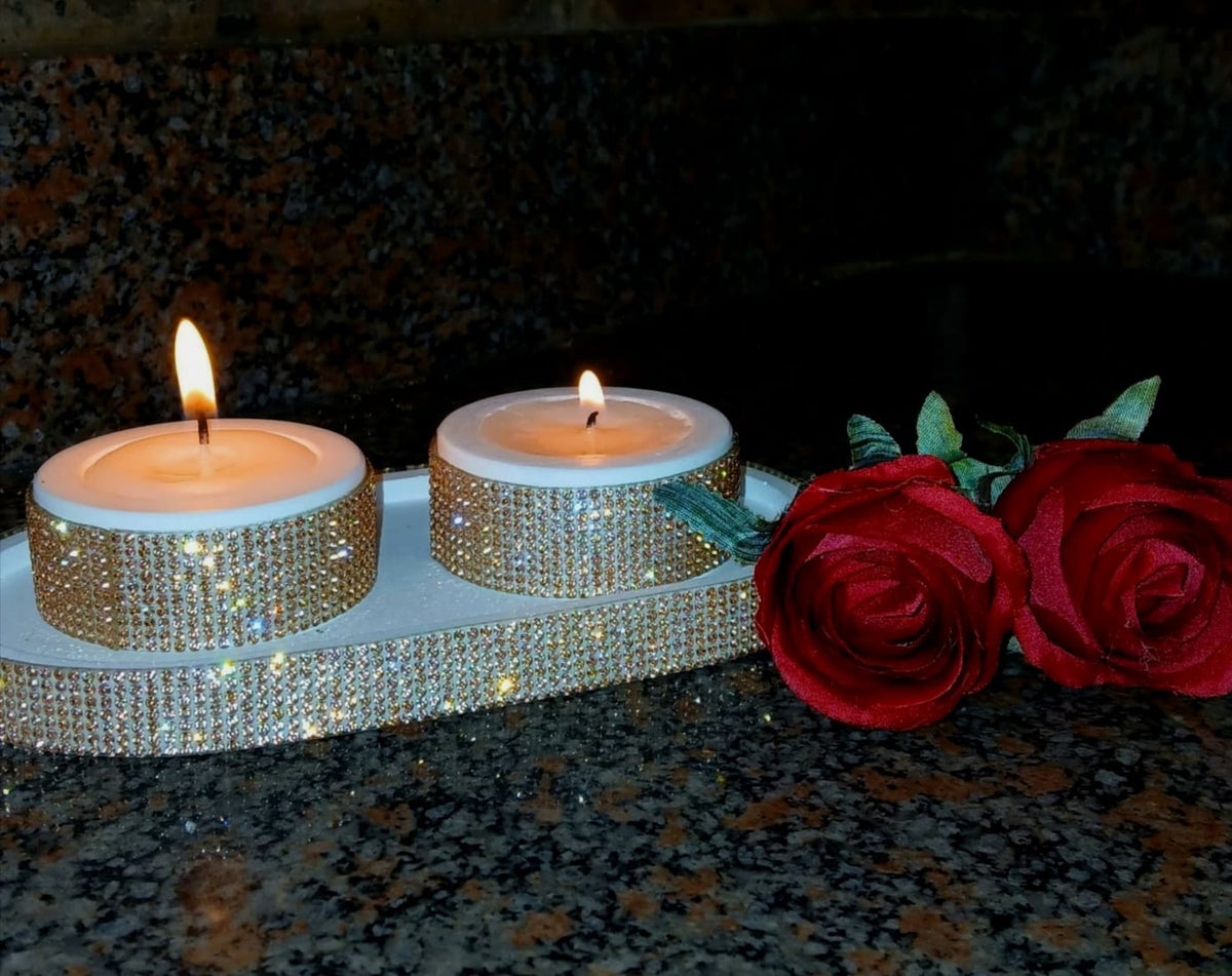 Enchanted Champagne Candle Set