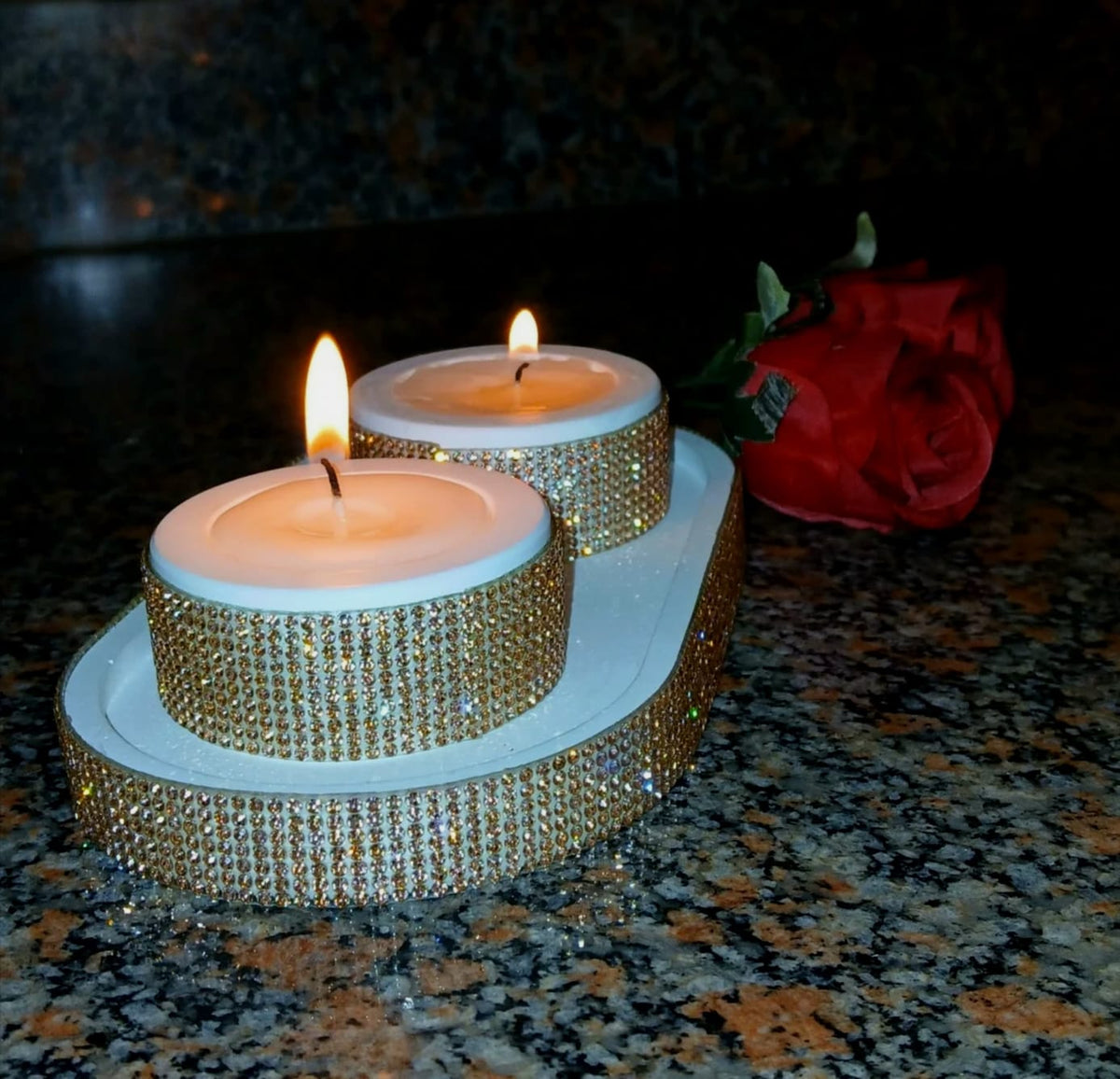 Enchanted Champagne Candle Set