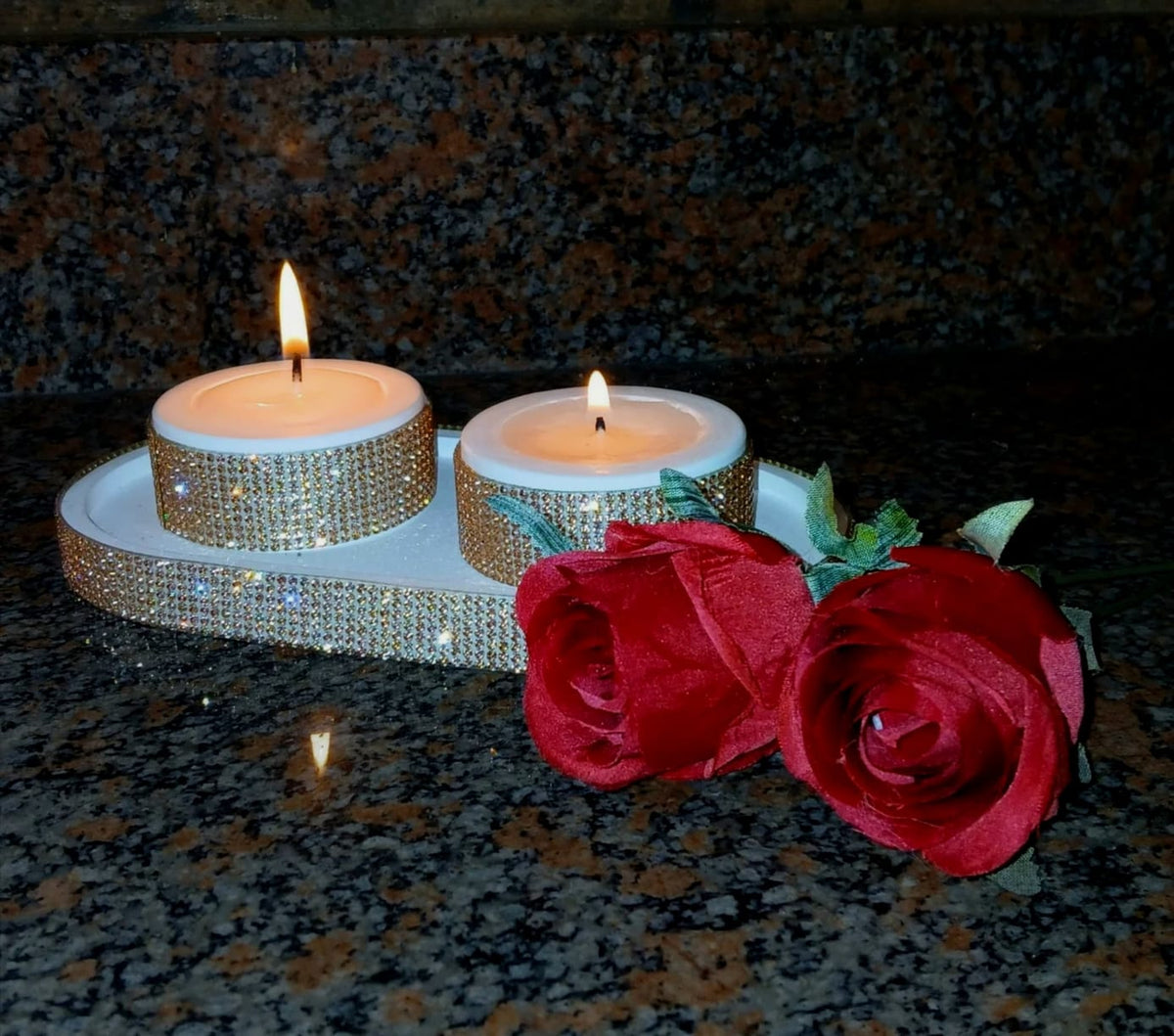 Enchanted Champagne Candle Set