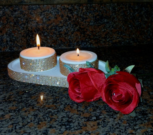 Enchanted Champagne Candle Set