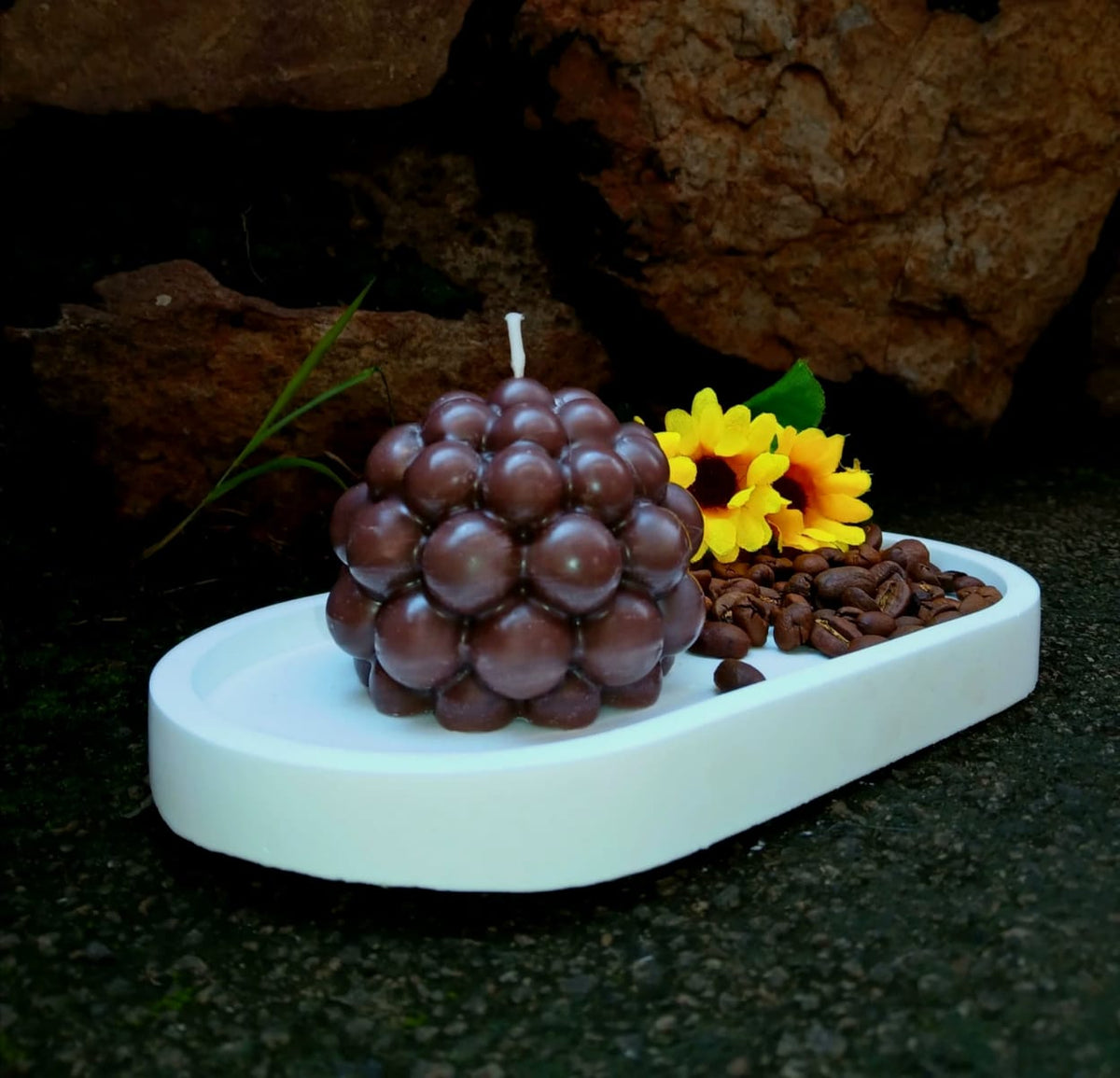 Bubbly Coffee Bean Candle Set