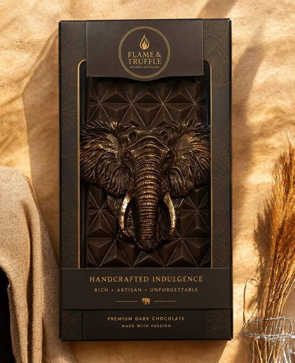 African Elephant Diamond Chocolate Bar