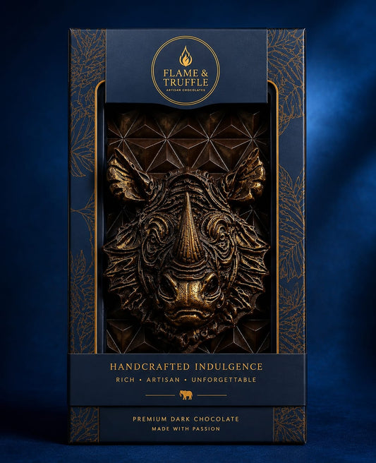 African Rhino Diamond Chocolate Bar