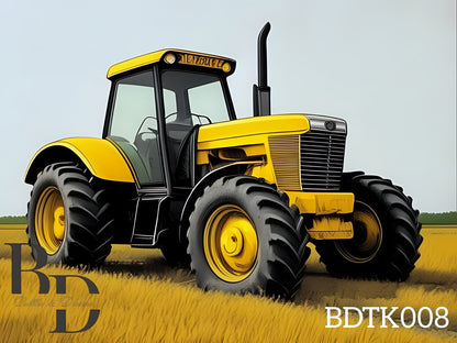 BDT008 Edible Image Tractor