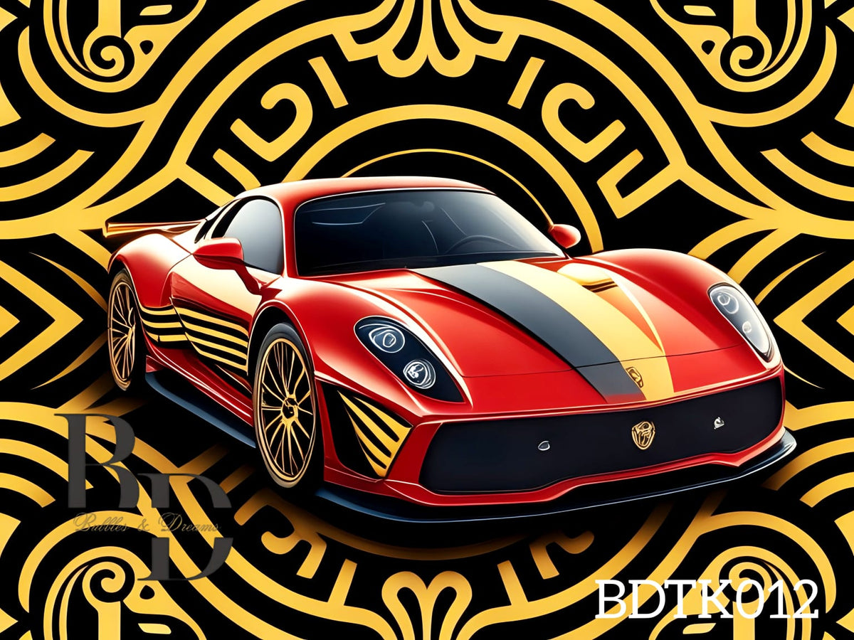 BDTK012 - Edible Image Sports Car