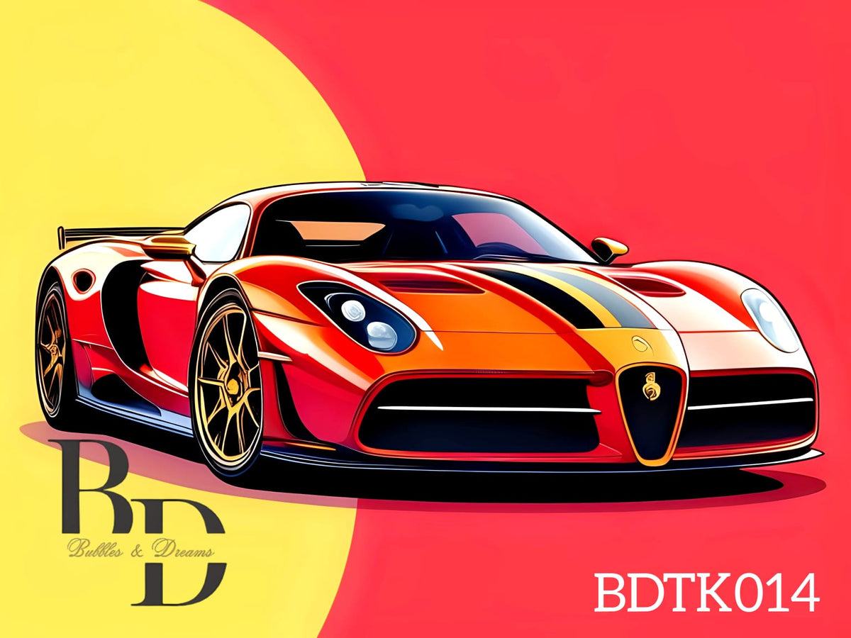 BDTK014 - Edible Image Sports Car