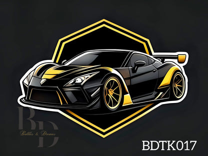 BDTK017 - Edible Image Sports Car