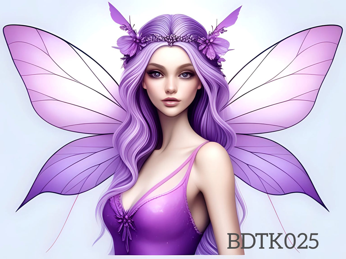  Purple Fairy Edible Cake Topper - Defined Hospitality Solutions