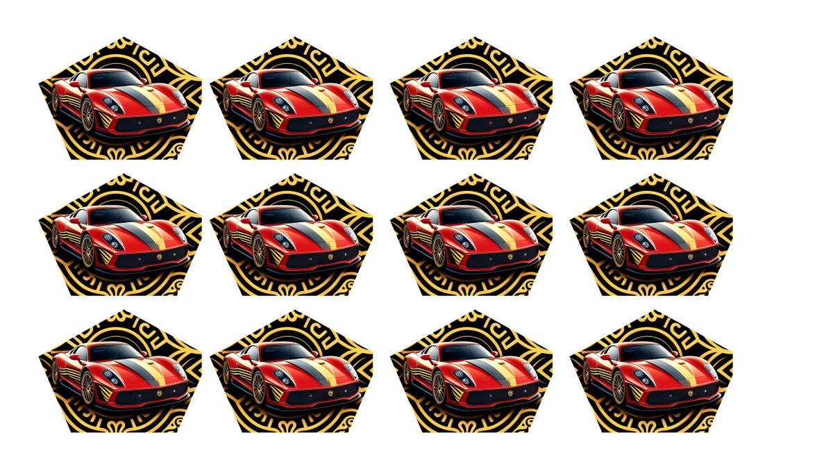 BDTK012 - Edible Image Sports Car
