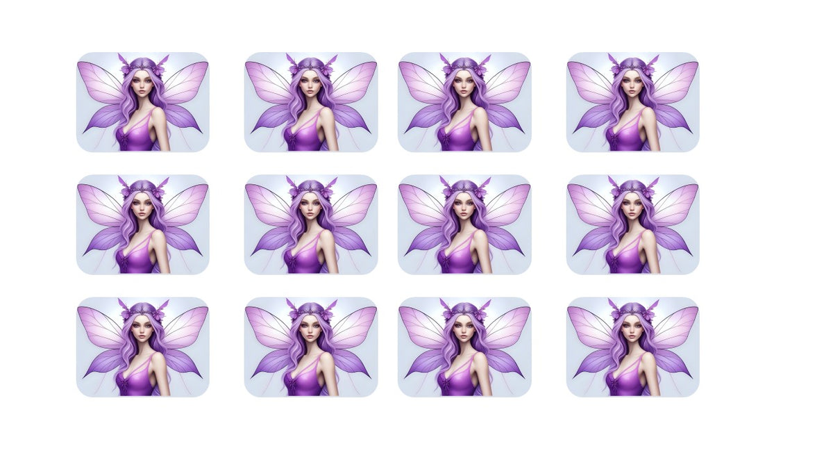  Purple Fairy Edible Cake Topper - Defined Hospitality Solutions