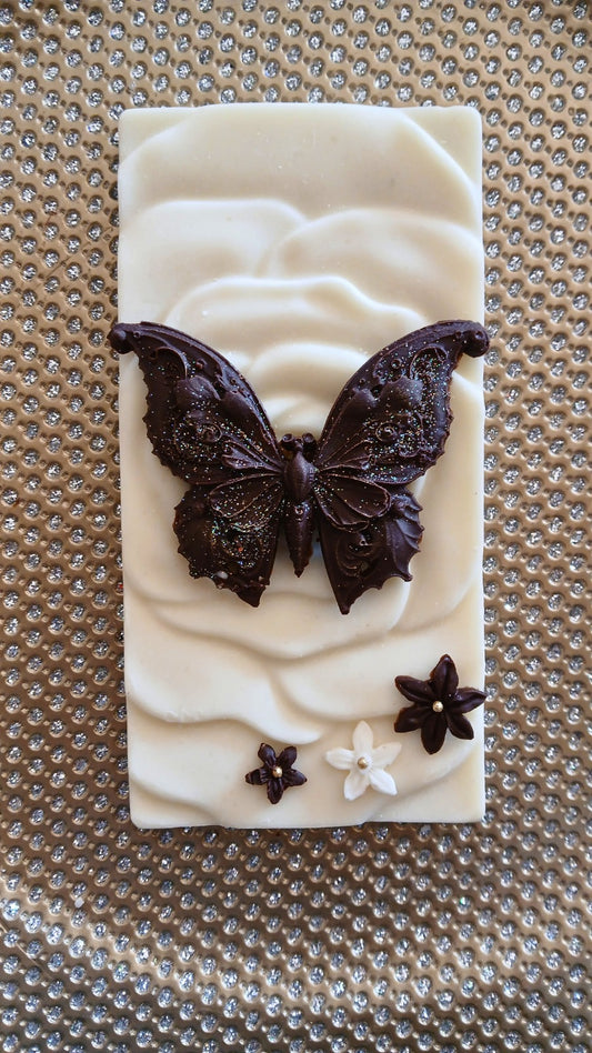 Butterfly Rose Bar (White & Dark)