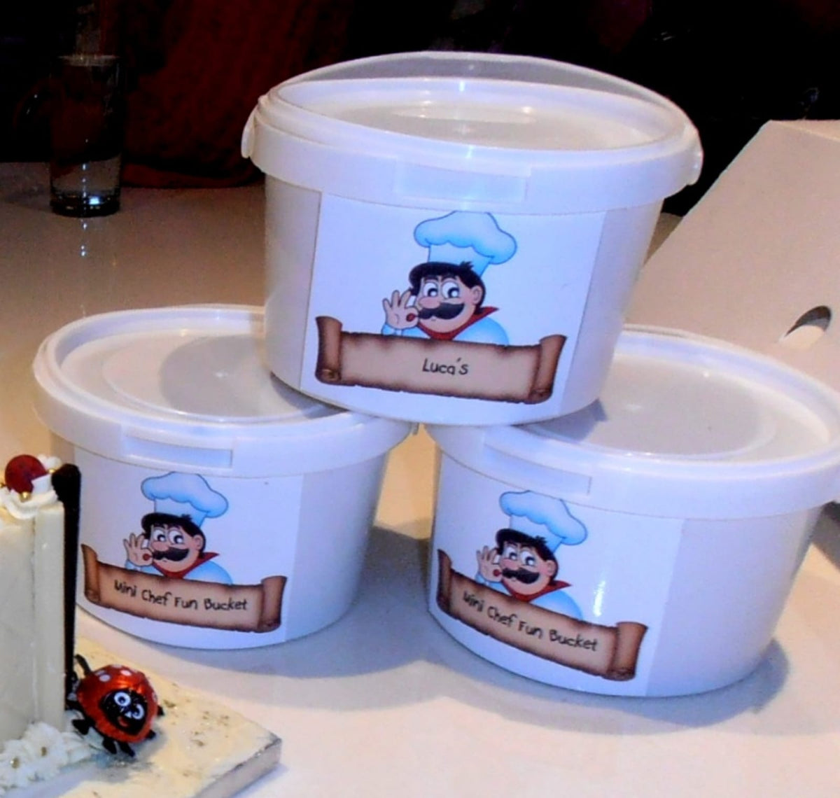 chef themed party packs