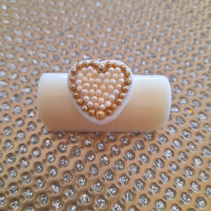 Celebration/Wedding  - Chocolate Ivory Log & Ivory/Gold Topping (10 Unit Box)