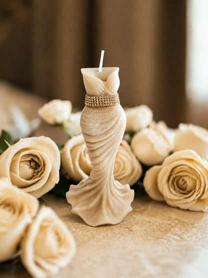Lady Figurine Candle (Colour Options)