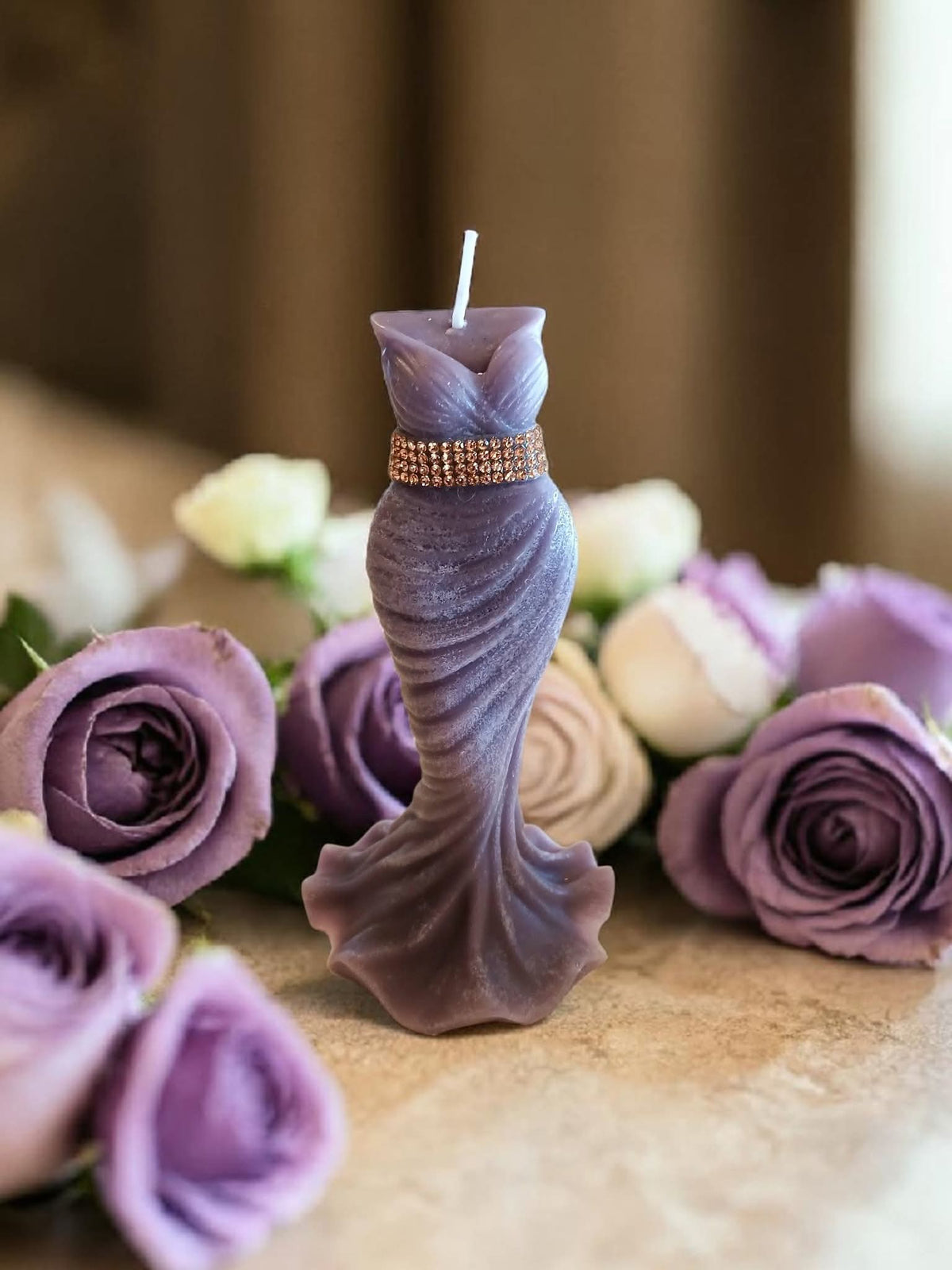 Lady Figurine Candle (Colour Options)
