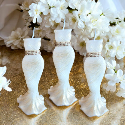 Lady Figurine Candle (Colour Options)