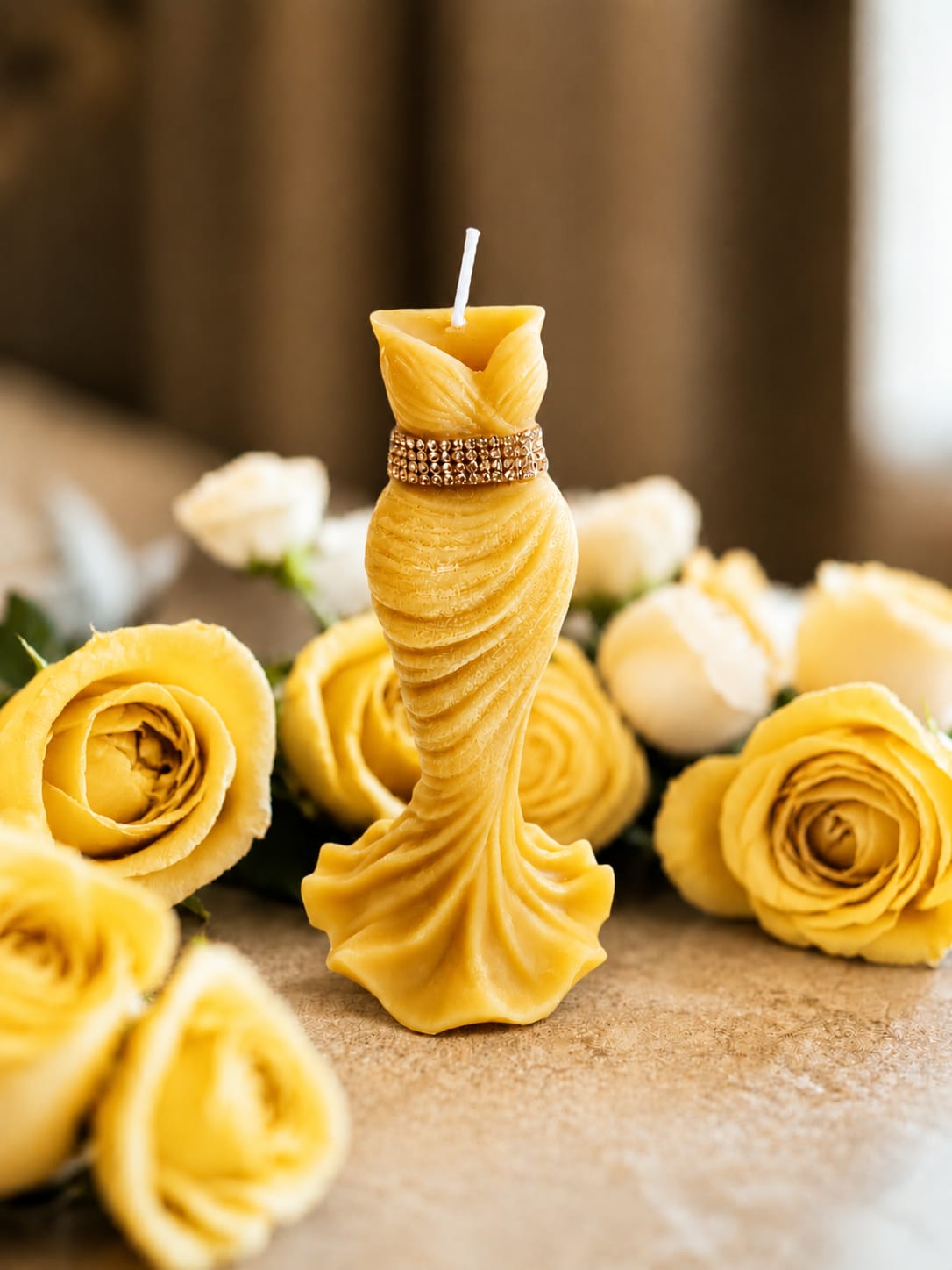 Lady Figurine Candle (Colour Options)