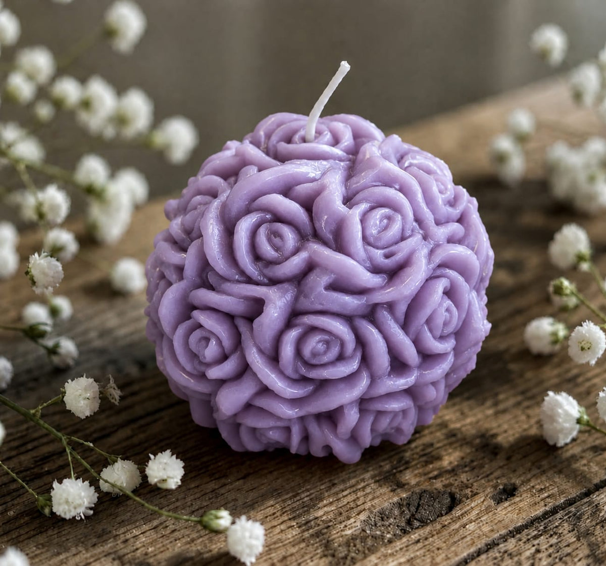 Roseball Candles (Colour Options)