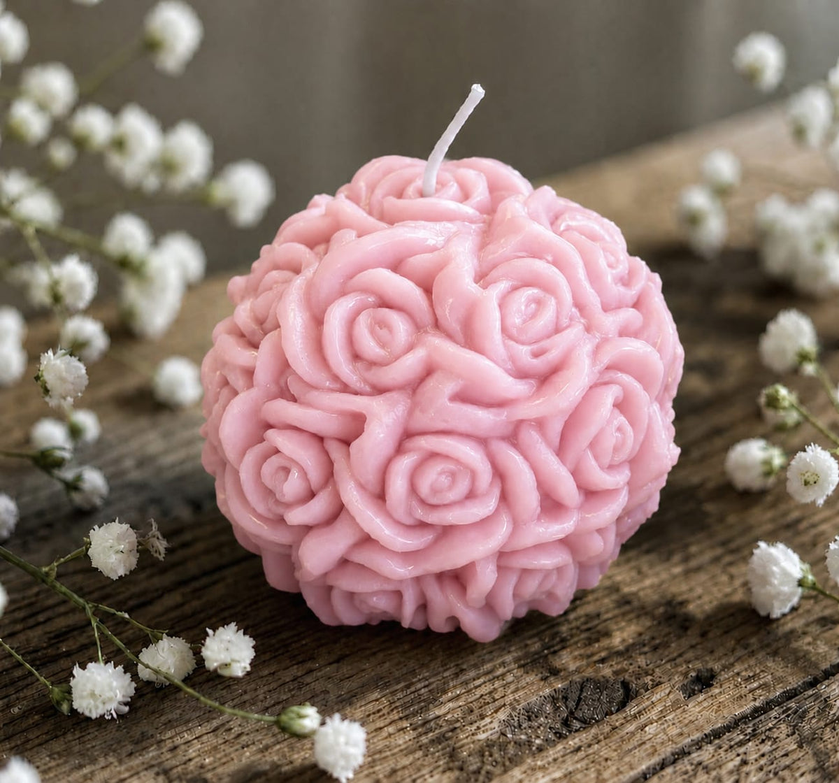 Roseball Candles (Colour Options)