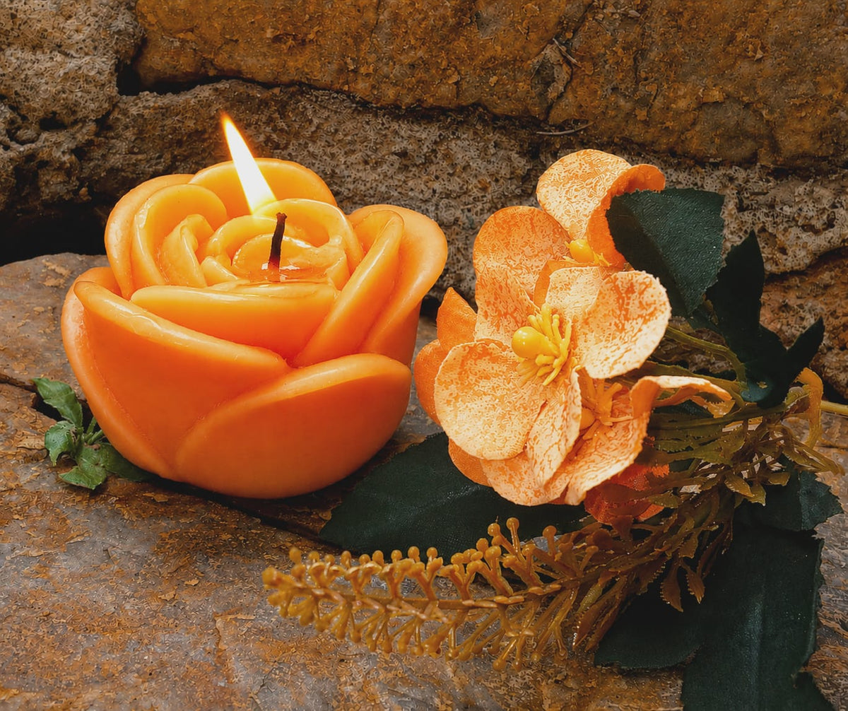 Rose Candle (Colour Options)