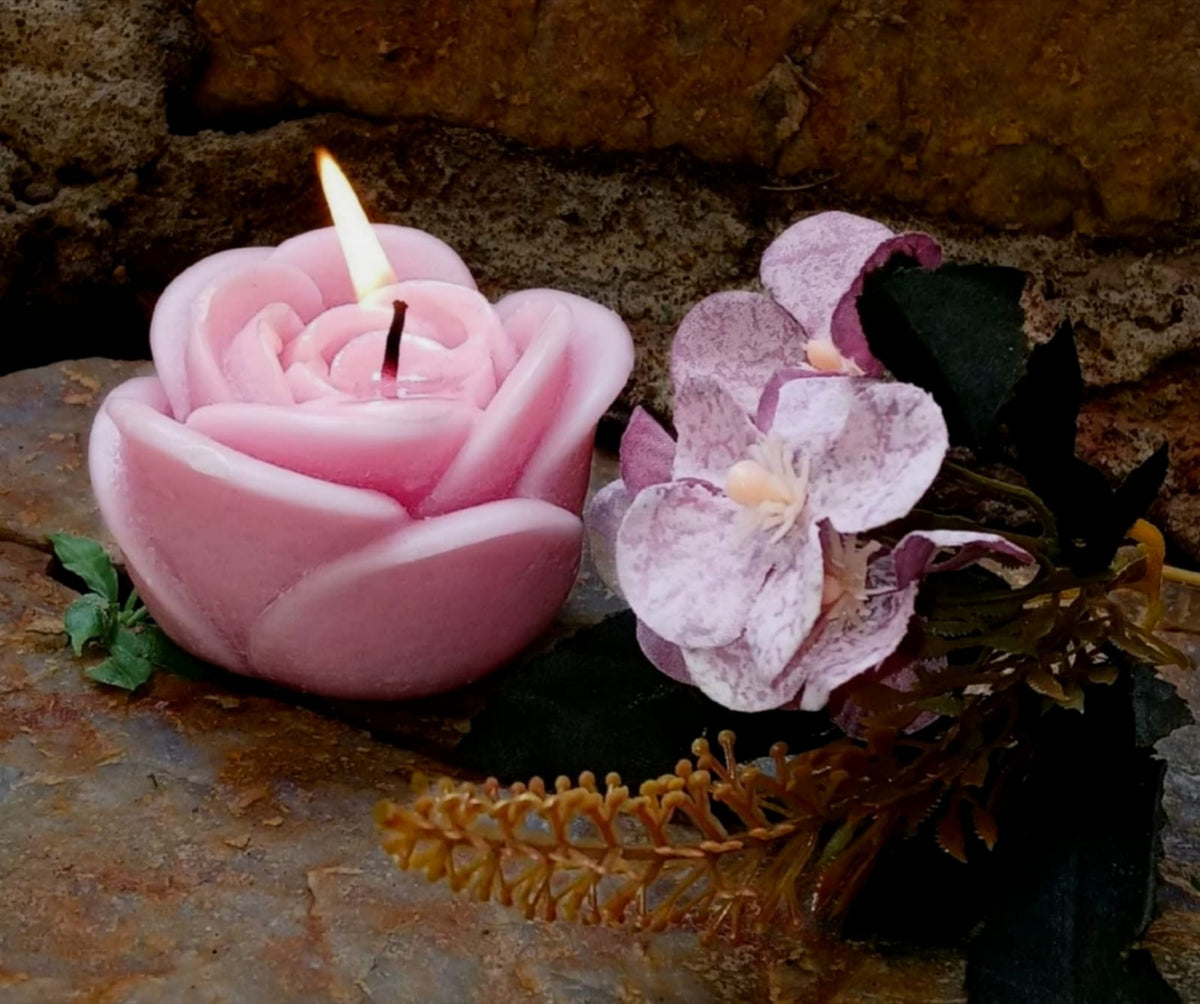 Rose Candle (Colour Options)