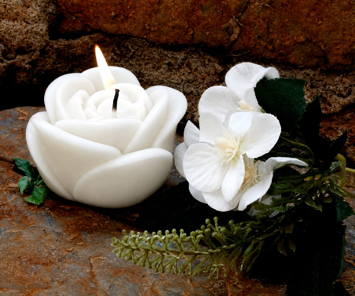 Rose Candle (Colour Options)
