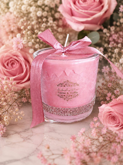 Rhinestone Jar Candles (Various Colour, Fragrance & Size Options)