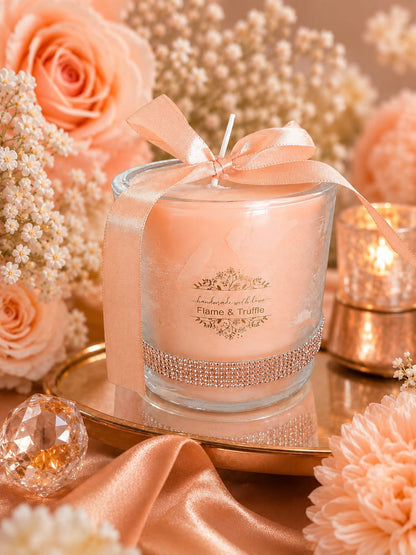 Rhinestone Jar Candles (Various Colour, Fragrance & Size Options)