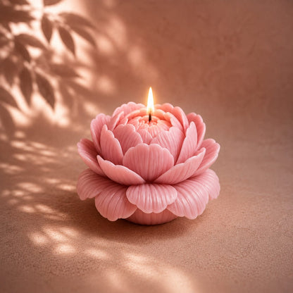 Peony Flower Candles - Colour Options