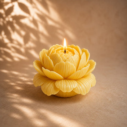 Peony Flower Candles - Colour Options