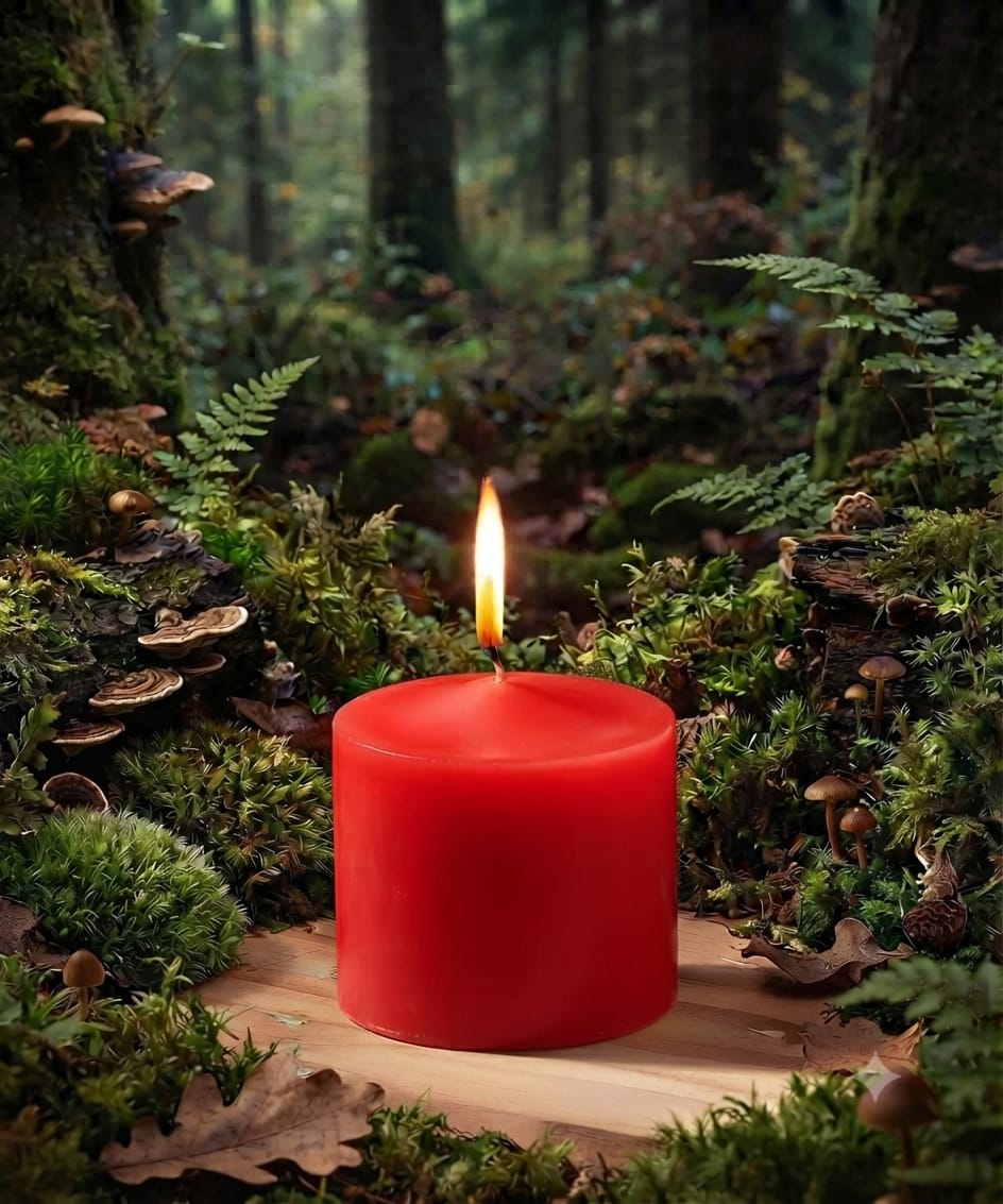 4-Pack - Medium Smooth Pillar Candles