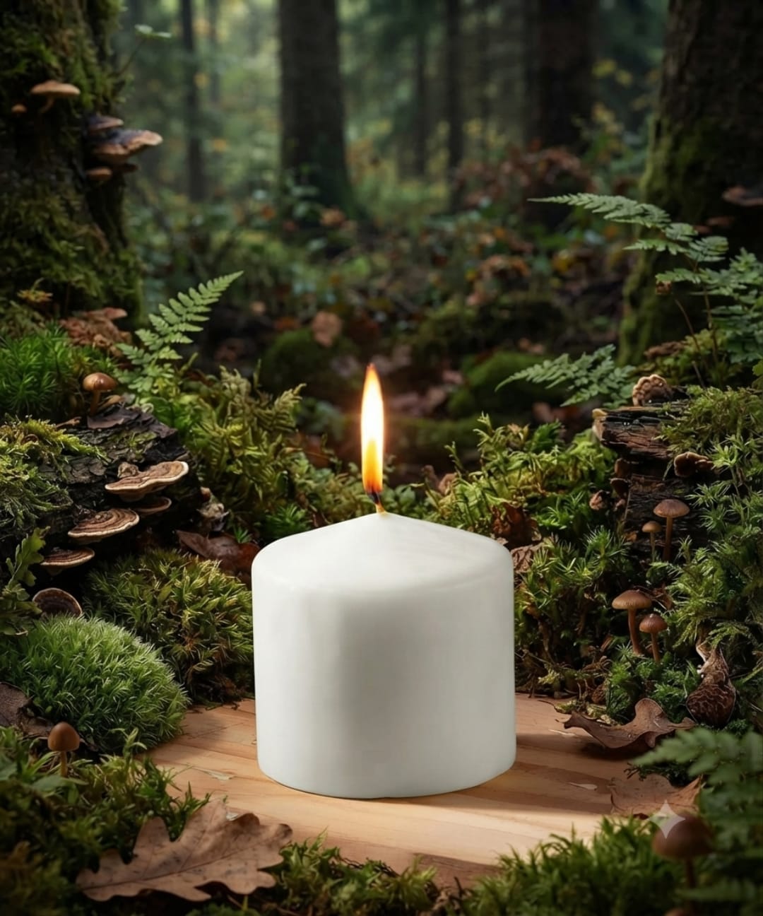 4-Pack - Medium Smooth Pillar Candles