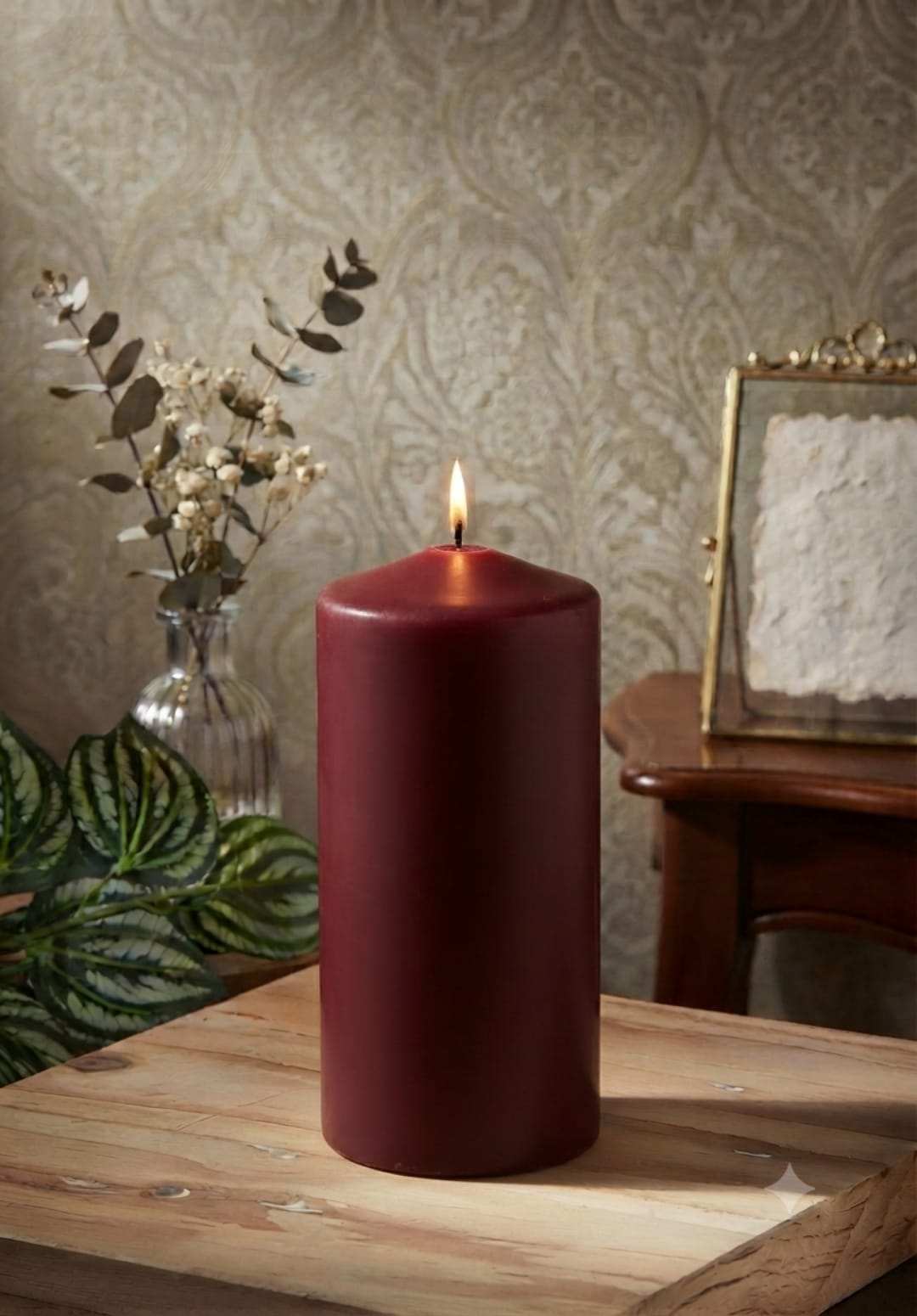 4-Pack - Large  Smooth Pillar Candles