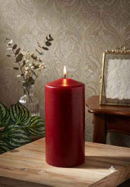 4-Pack - Large  Smooth Pillar Candles