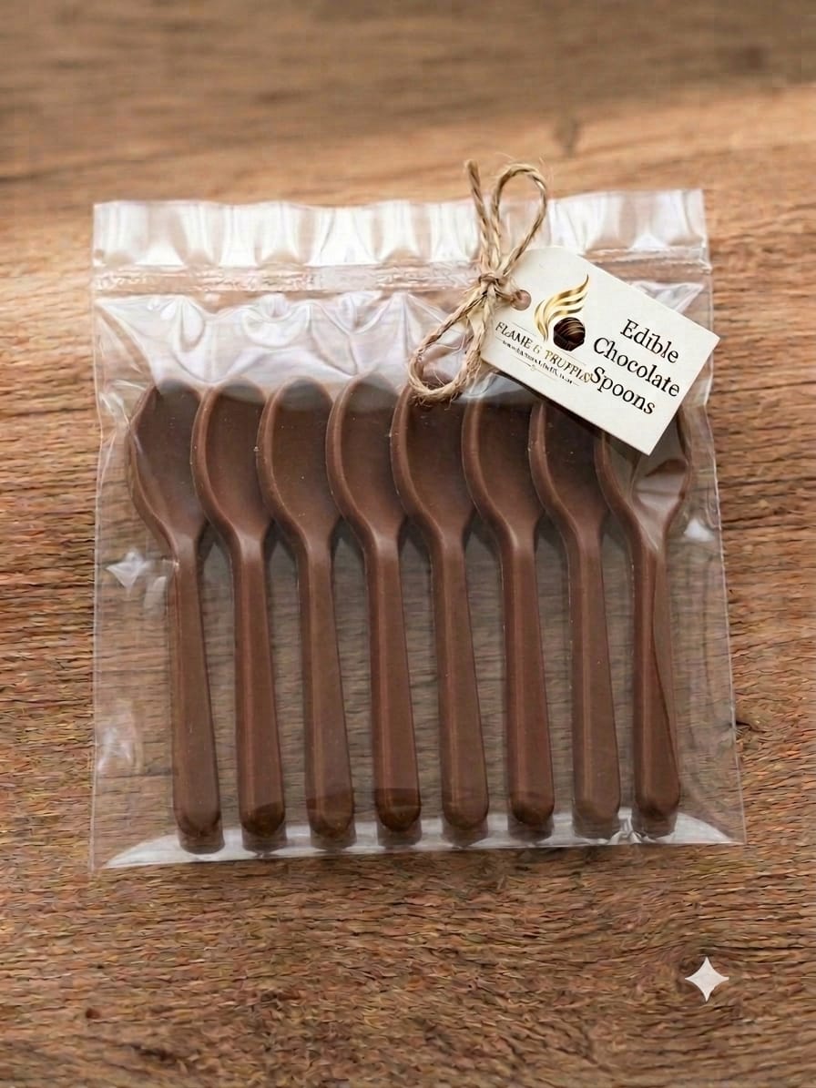 Chocolate Spoons (Small) - Flavour & Colour Options