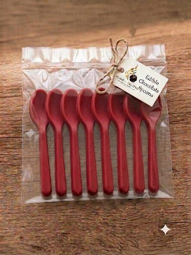 Chocolate Spoons (Small) - Flavour & Colour Options