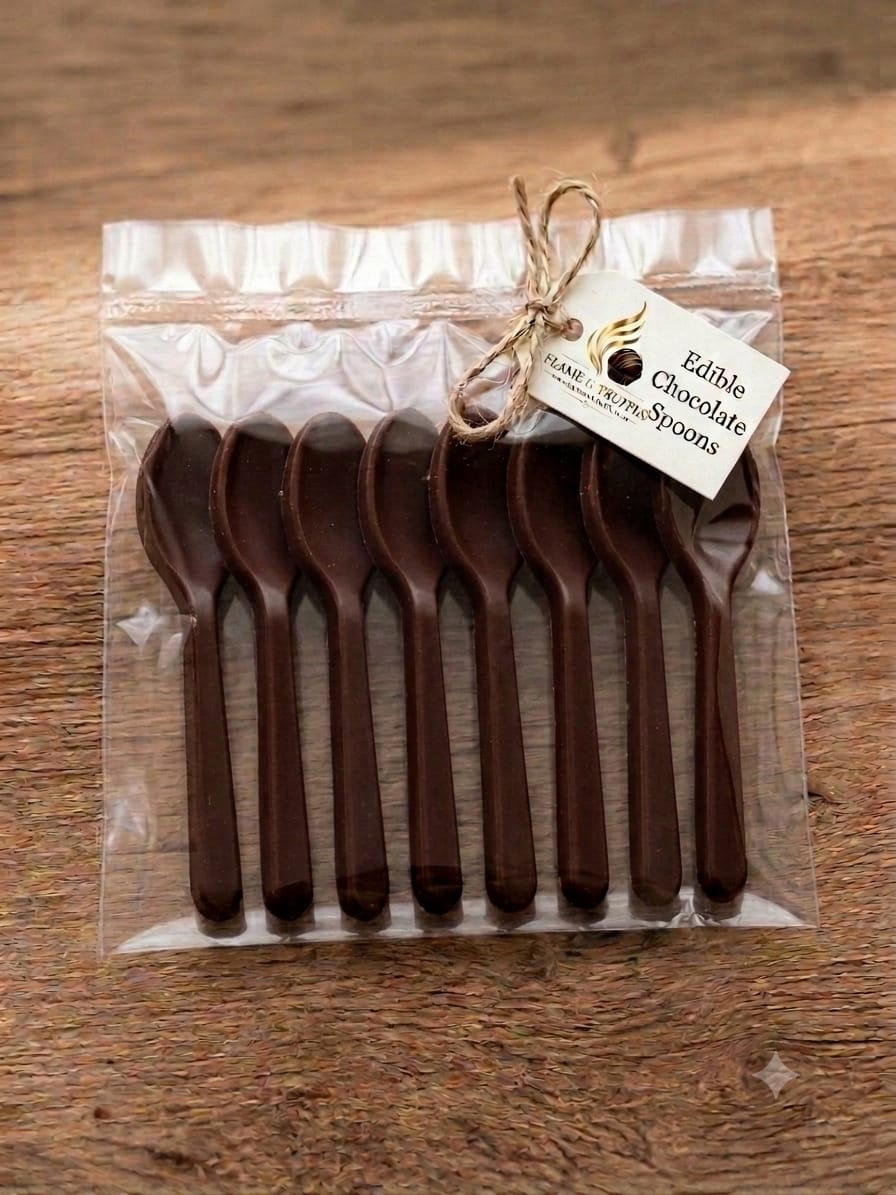 Chocolate Spoons (Small) - Flavour & Colour Options