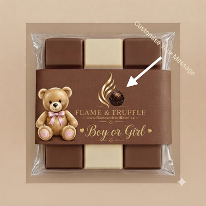 Baby Shower Chequered Square Bars (Colour Options)