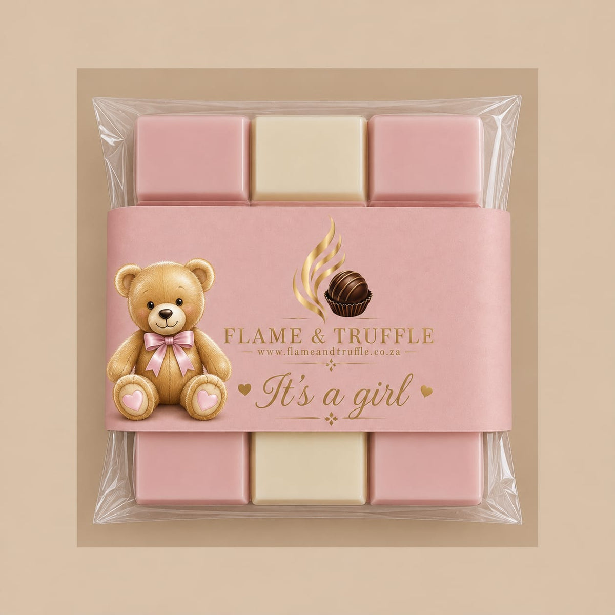 Baby Shower Chequered Square Bars (Colour Options)