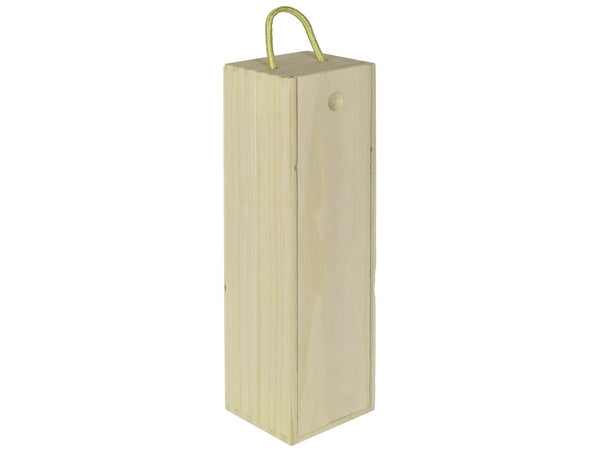 Pine Case for a Wine/Spirit Bottle.