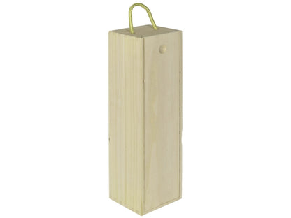 Pine Case for a Wine/Spirit Bottle.