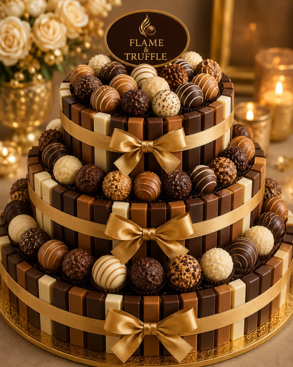 Assorted Flame & Truffle Signature Truffle Tower