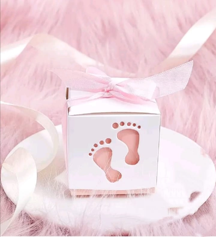 Baby Feet Gift Box with Belgian Truffles