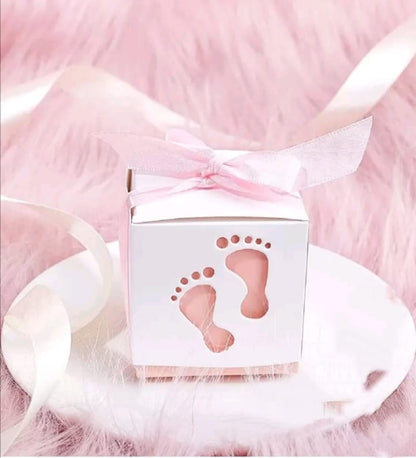 Baby Feet Gift Box with Belgian Truffles